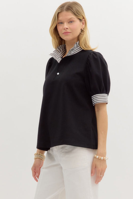 Ruffle Popover Top