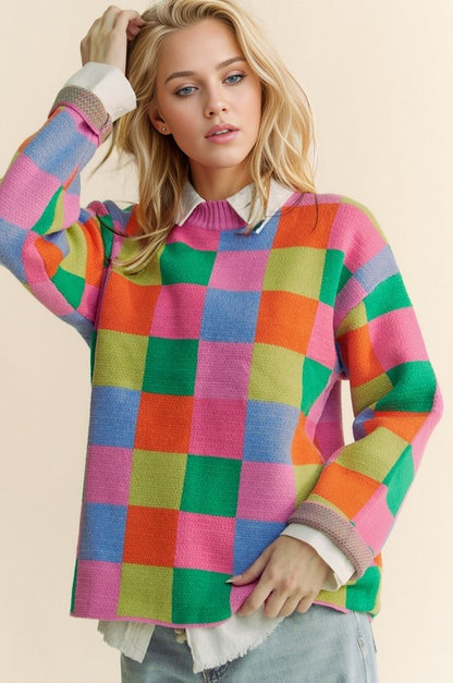 Color Block Sweater