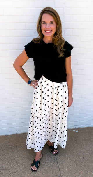 The Dot Detail Dress Set