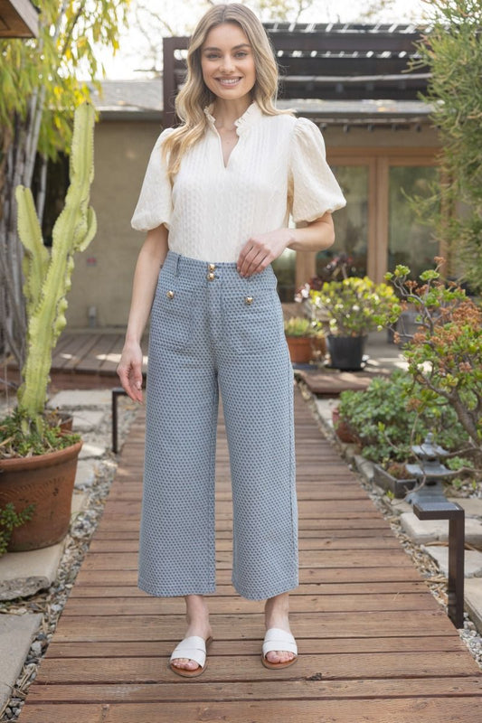 Mini Diamond Print Pant